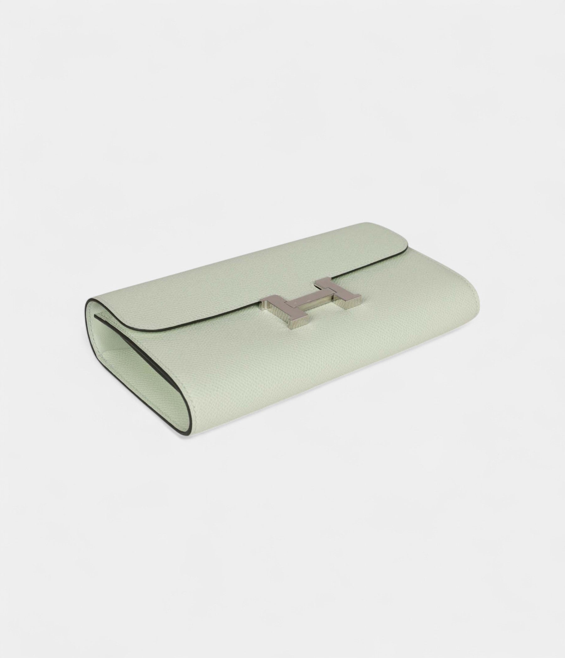 HMConstance Wallet To Go Vert Fizz Epsom Leather with Palladium Hardware