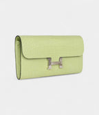 HMConstance Wallet To Go Yellow Bud Matte Alligator with Palladium Hardware