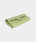 HMConstance Wallet To Go Yellow Bud Matte Alligator with Palladium Hardware