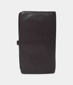 HMDark Purple Clemence Leather Dogon Duo Wallet