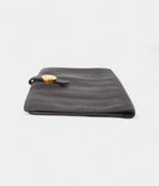 HMDark Purple Clemence Leather Dogon Duo Wallet