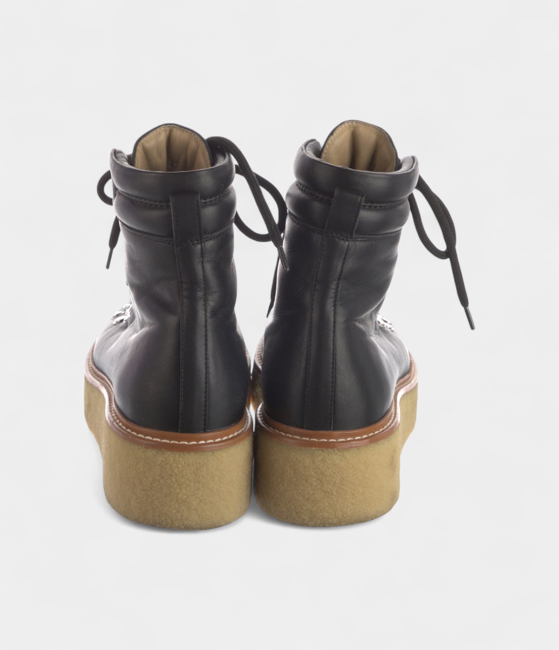 HMDiscovery Leather Combat Boots Strength Meets Sophistication