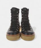HMDiscovery Leather Lace Up Boots Rugged Sophistication Meets Timeless Craftsmanship