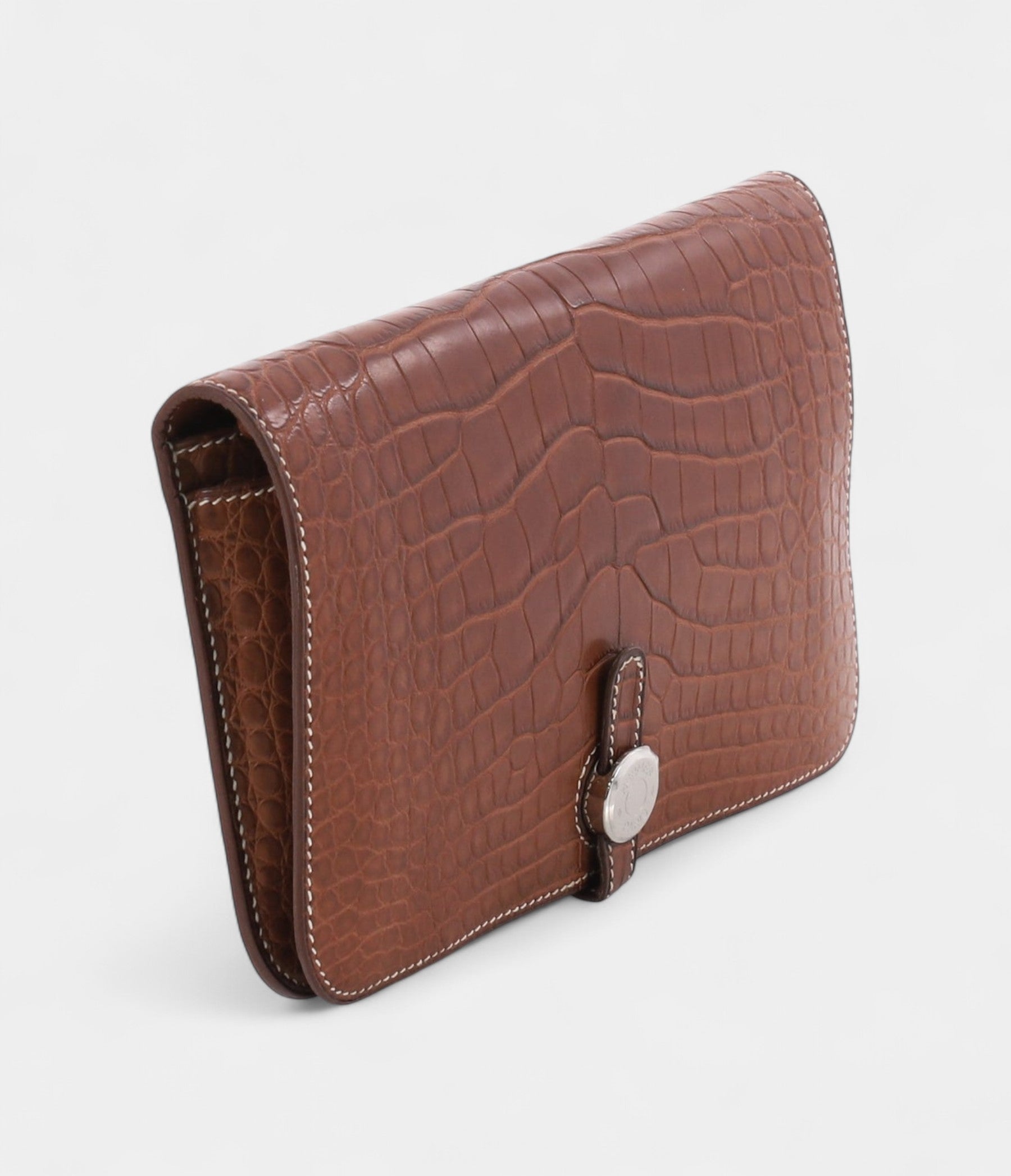 HMDogon Duo Combined Wallet Matte Alligator