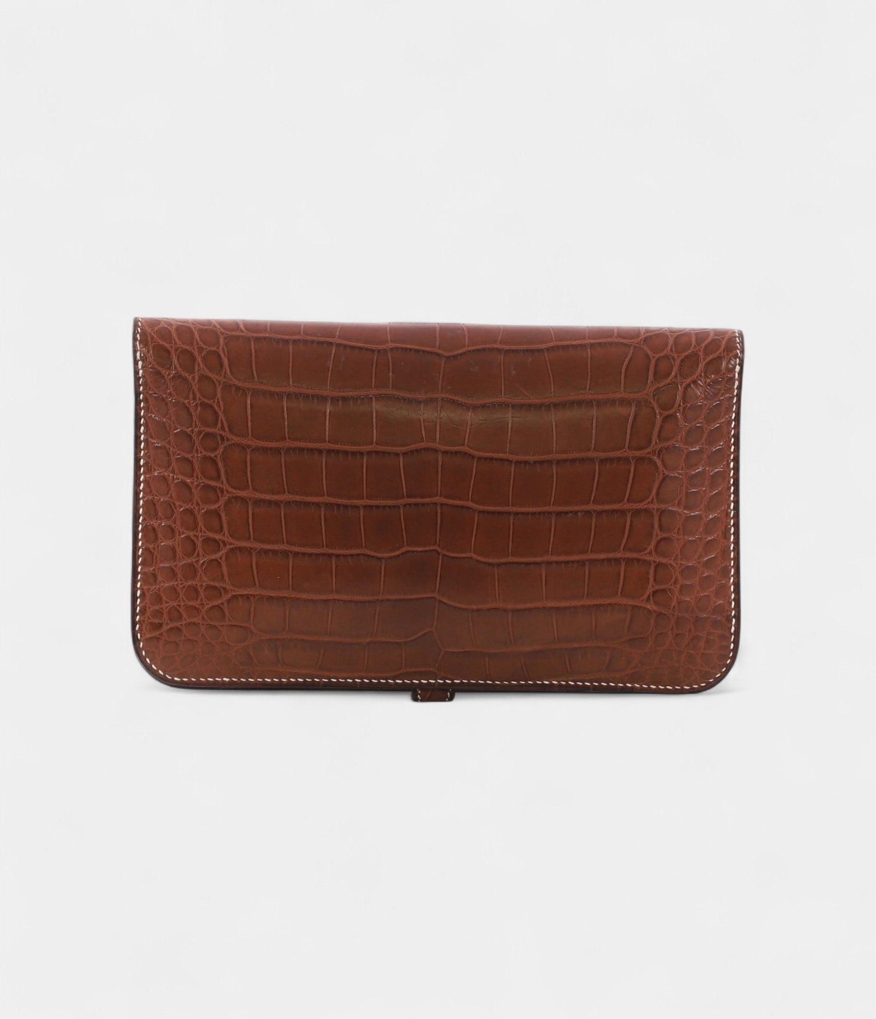 HMDogon Duo Combined Wallet Matte Alligator
