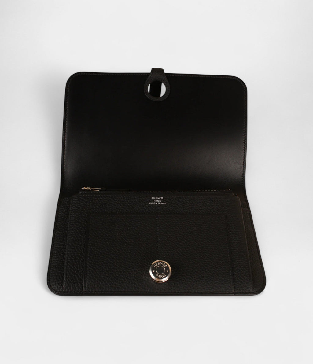 HMDogon Duo Wallet Black Togo