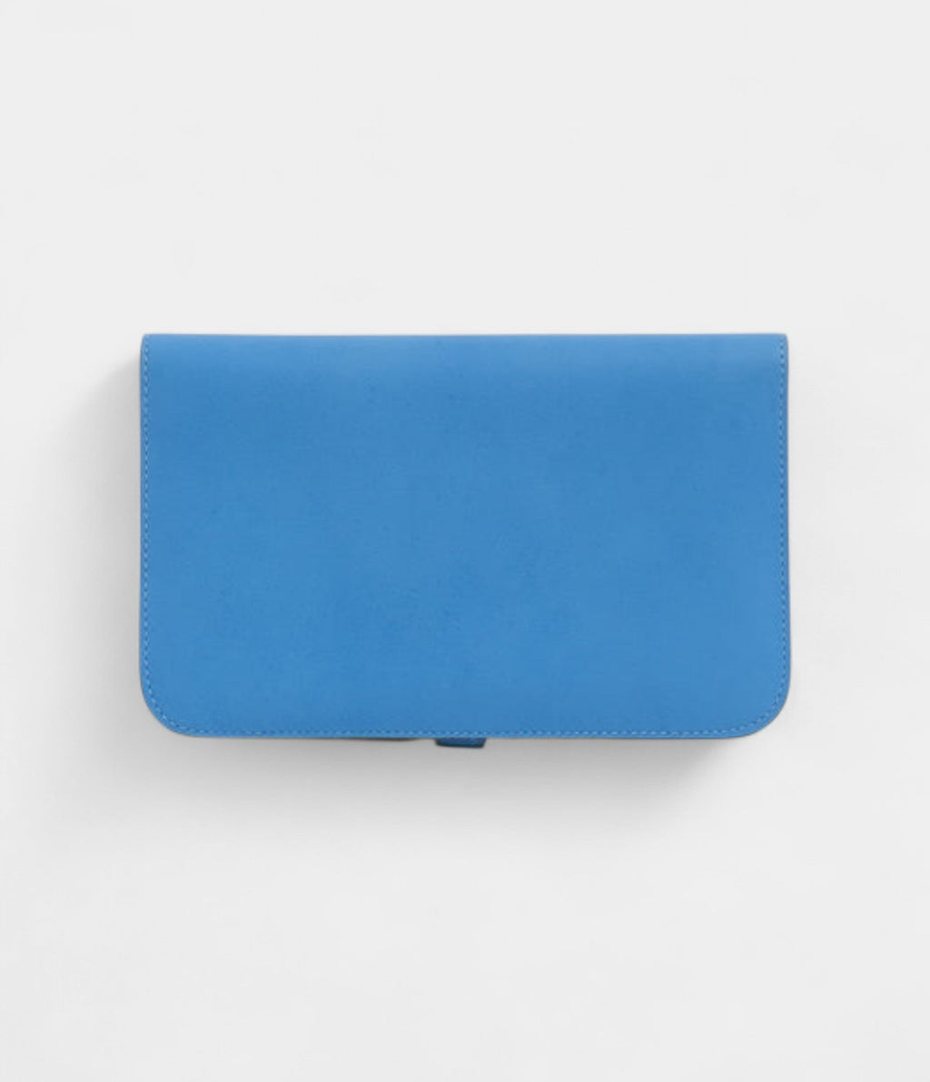 HMDogon Duo Wallet Blue Leather