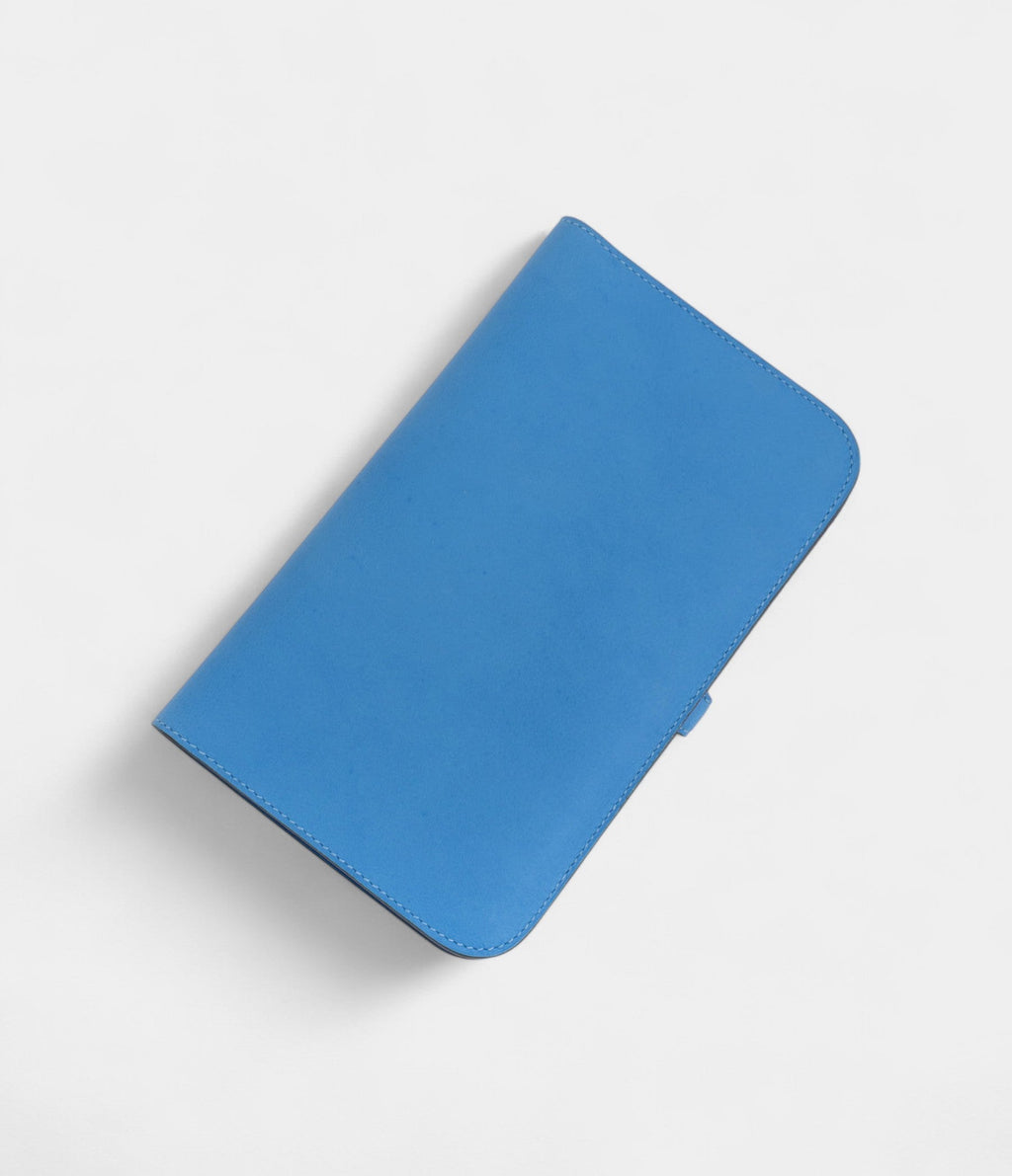 HMDogon Duo Wallet Blue Leather