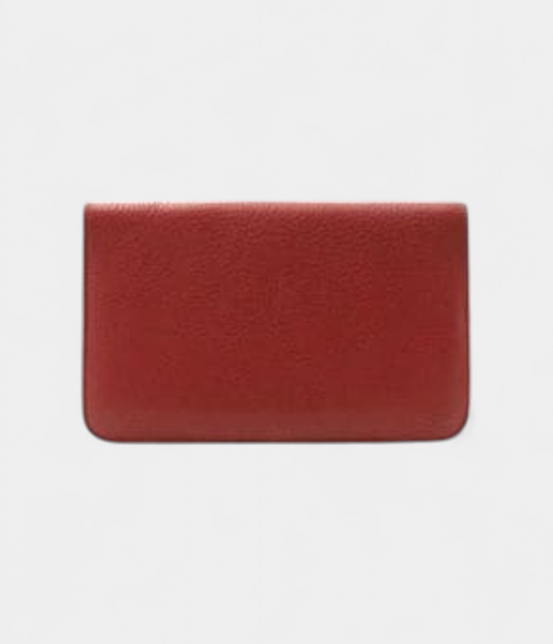 HMDogon Duo Wallet In Red Calfskin Leather