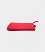 Hermes Epsom Lucky Wrist Azap Leather Pink Red Wallet