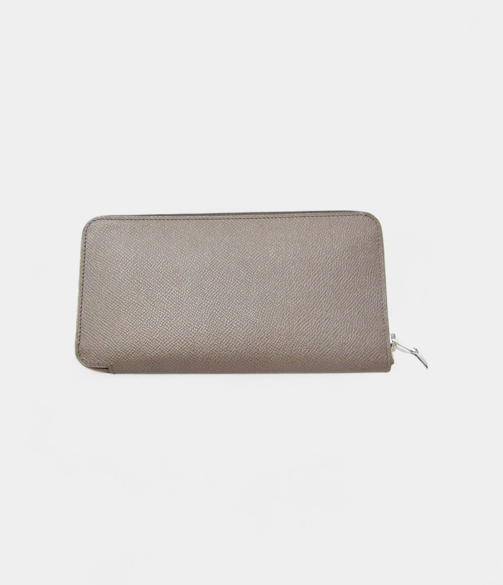 Hermes Etain Brazil Silk-In Epsom Plomb Azap Long Wallet Stunning Combination