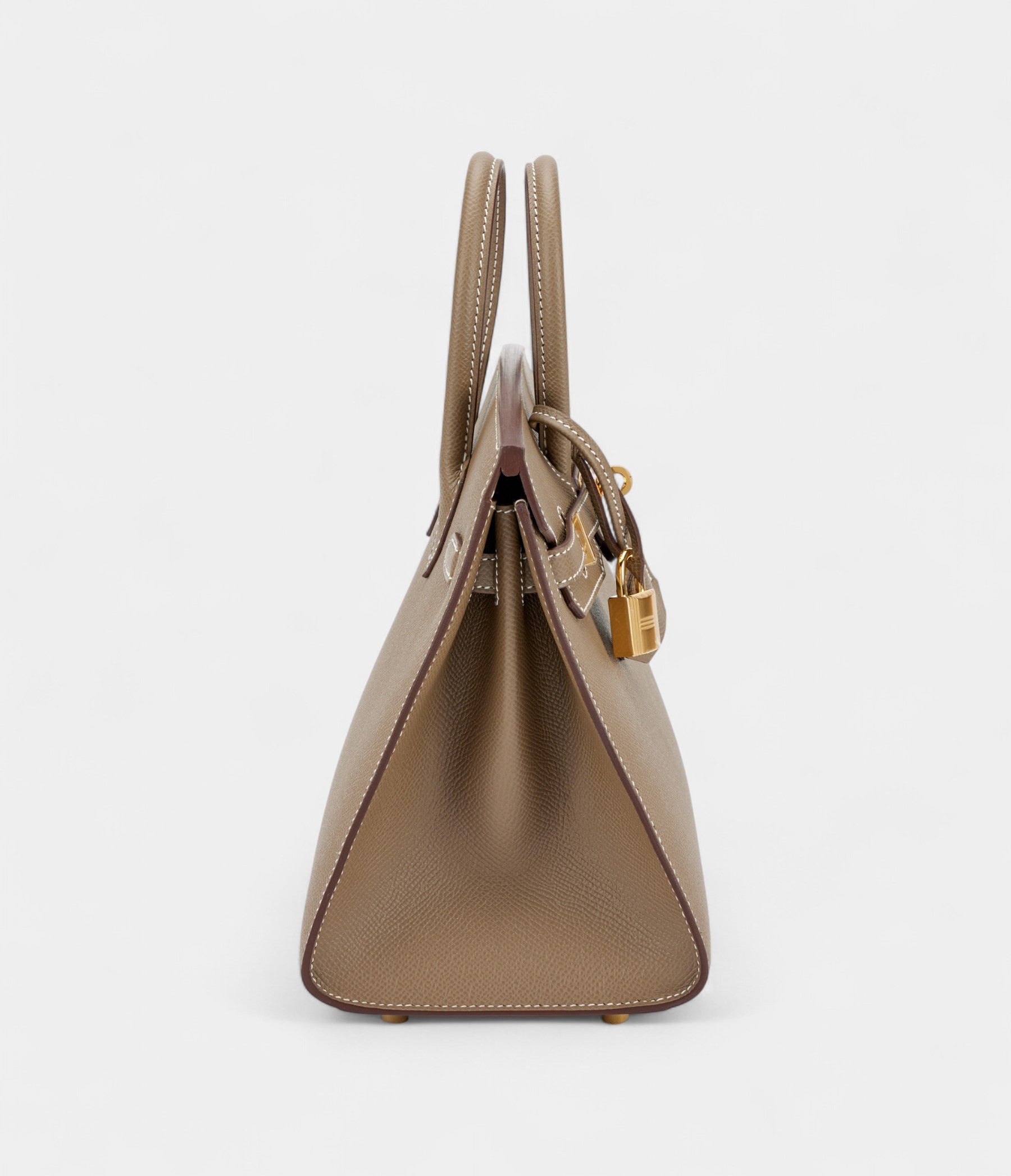 HMEtoupe Epsom Sellier BK 25 Gold Hardware