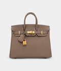 HMEtoupe Togo BK 25 Brushed Gold Hardware