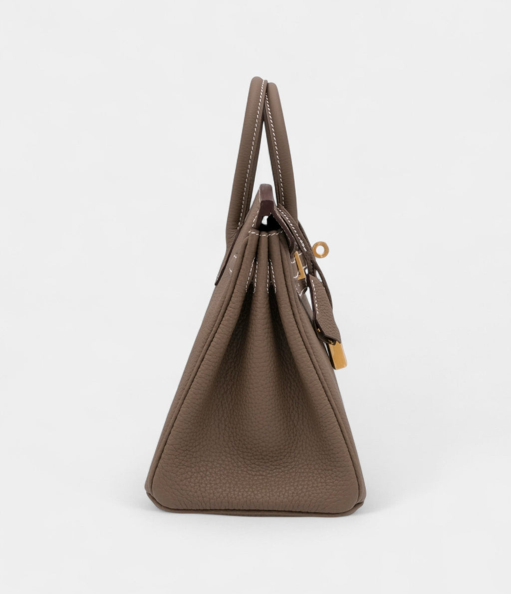 HMEtoupe Togo BK 25 Brushed Gold Hardware