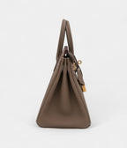 HMEtoupe Togo BK 25 Brushed Gold Hardware