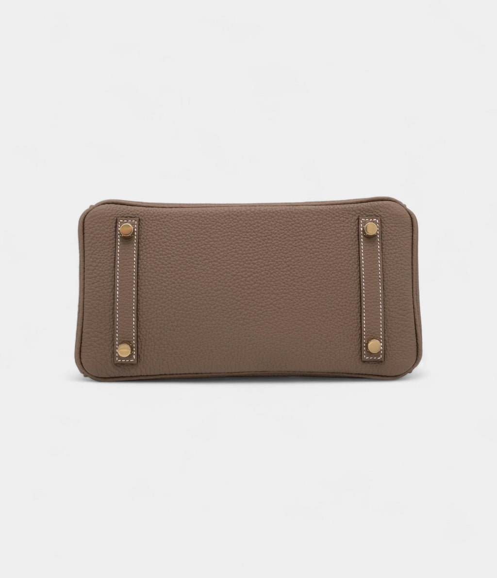 HMEtoupe Togo BK 25 Brushed Gold Hardware