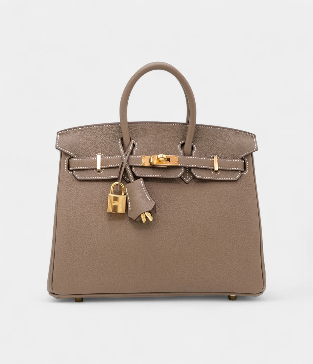 HMEtoupe Togo BK 25 Gold Hardware