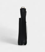 HMEvelyne III PM Black Clemence and Ecru Toile Gold Hardware