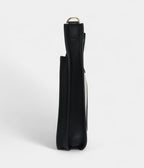 HMEvelyne III PM Black Clemence and Ecru Toile Gold Hardware