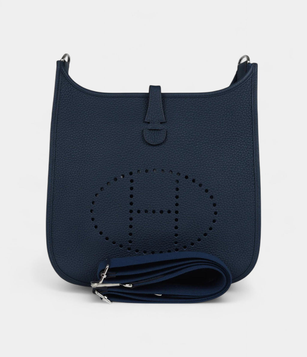 HMEvelyne III PM Bleu De Prusse Clemence Palladium Hardware