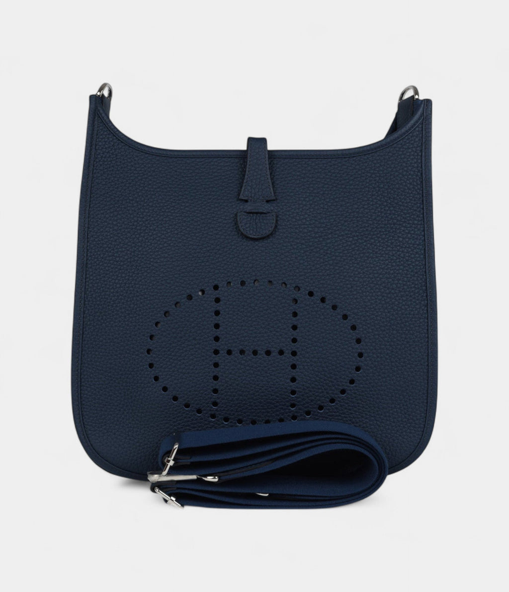 HMEvelyne III PM Bleu De Prusse Clemence Palladium Hardware