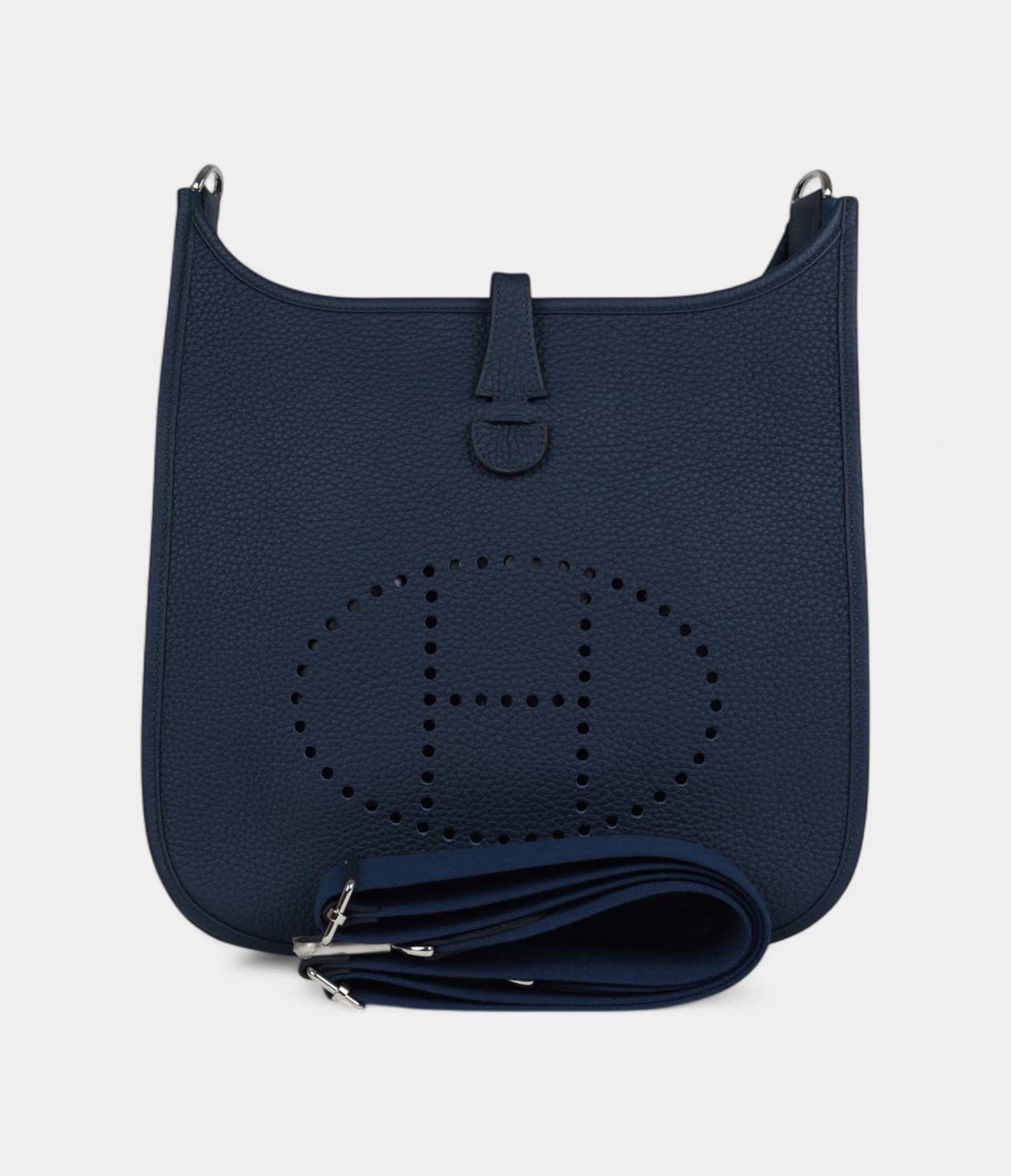 HMEvelyne III PM Bleu De Prusse Clemence Palladium Hardware