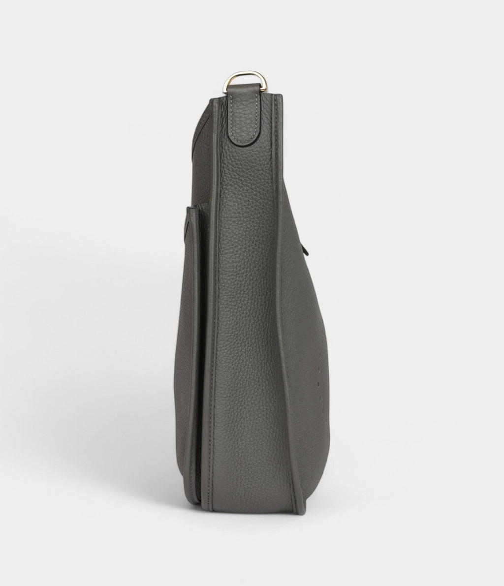 HMEvelyne III PM Gris Meyer Clemence Gold Hardware
