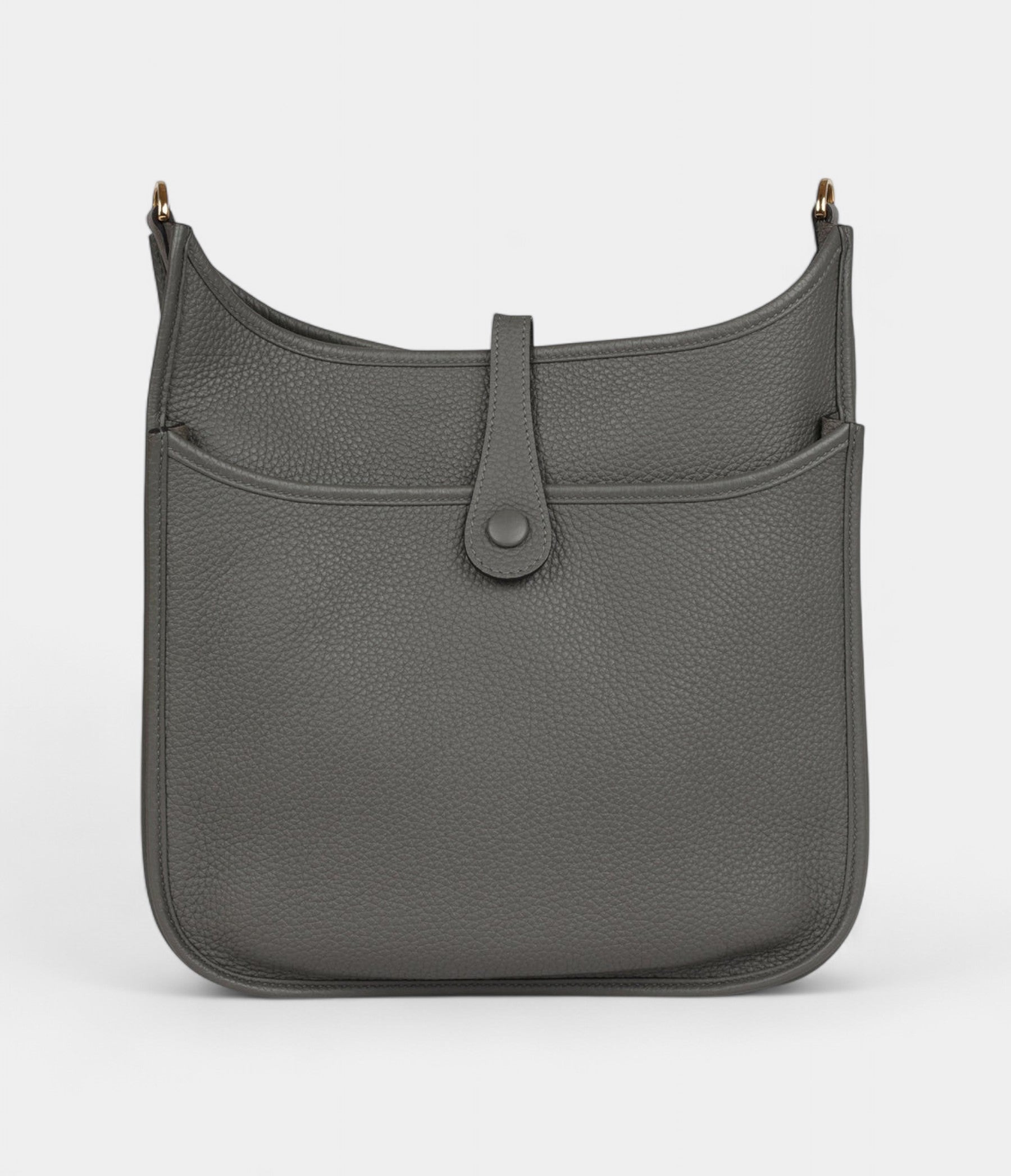 HMEvelyne III PM Gris Meyer Clemence Gold Hardware
