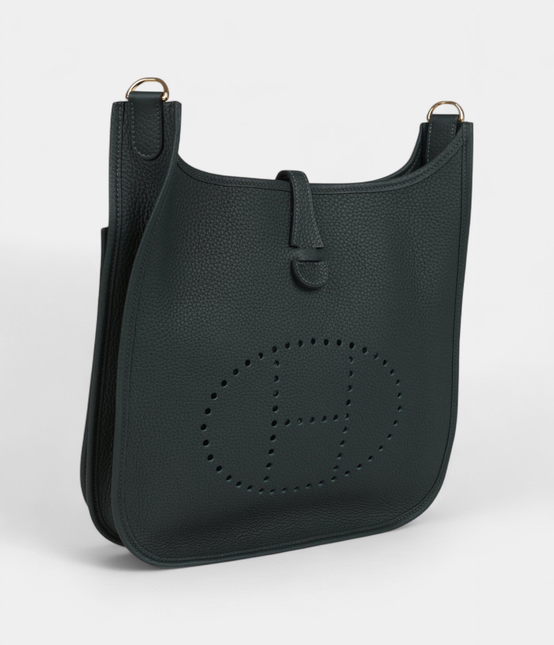 HMEvelyne III PM Vert Fonce Clemence Gold Hardware