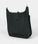 HMEvelyne III PM Vert Fonce Clemence Gold Hardware