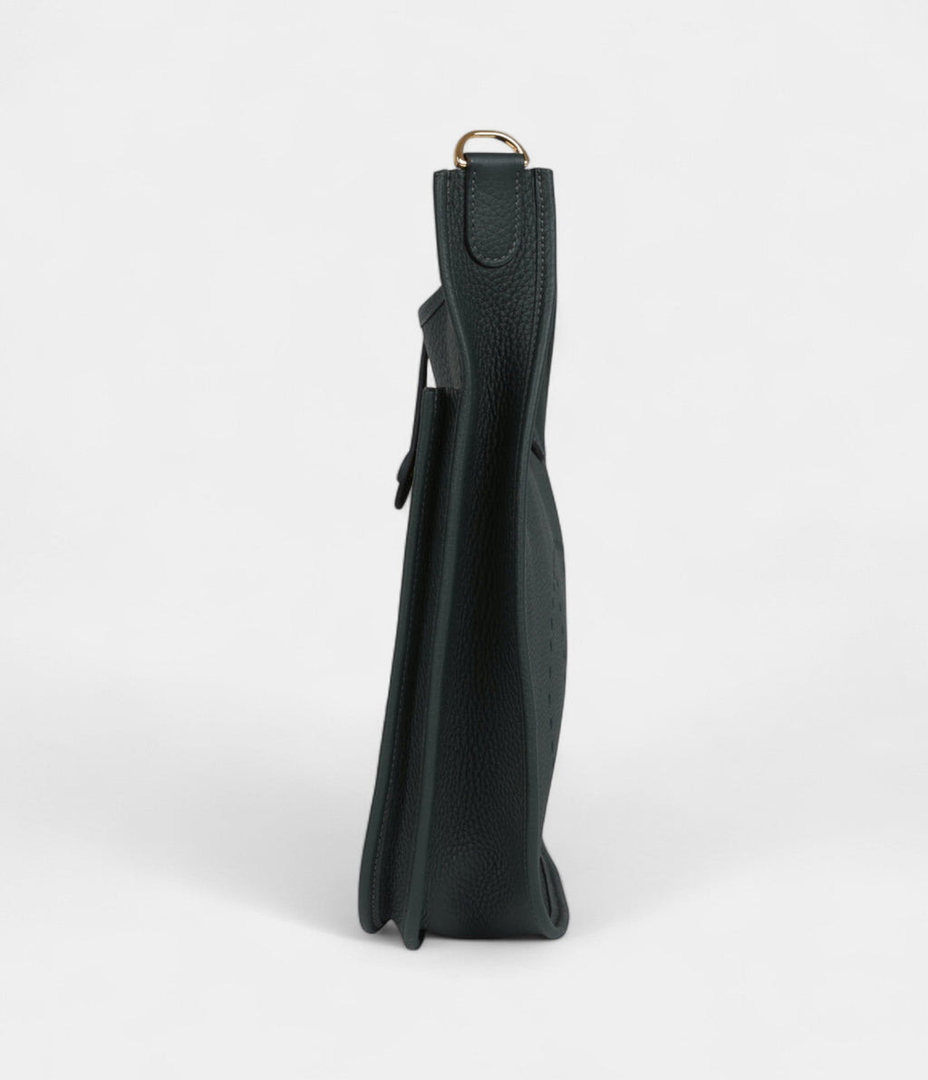 HMEvelyne III PM Vert Fonce Clemence Gold Hardware