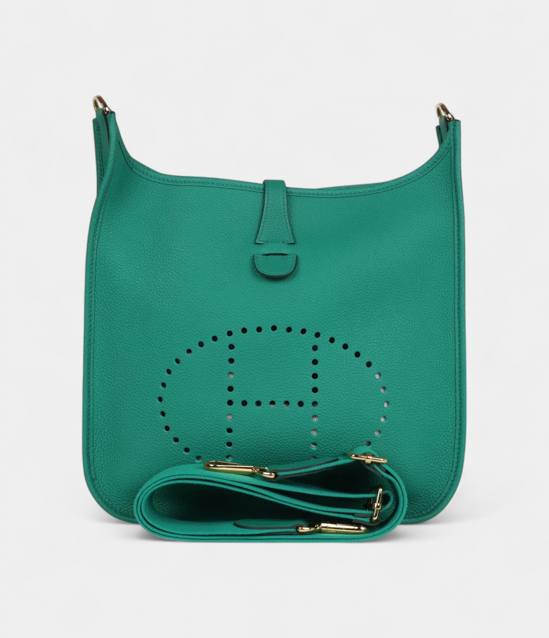 HMEvelyne III PM Vert Jade Clemence Gold Hardware