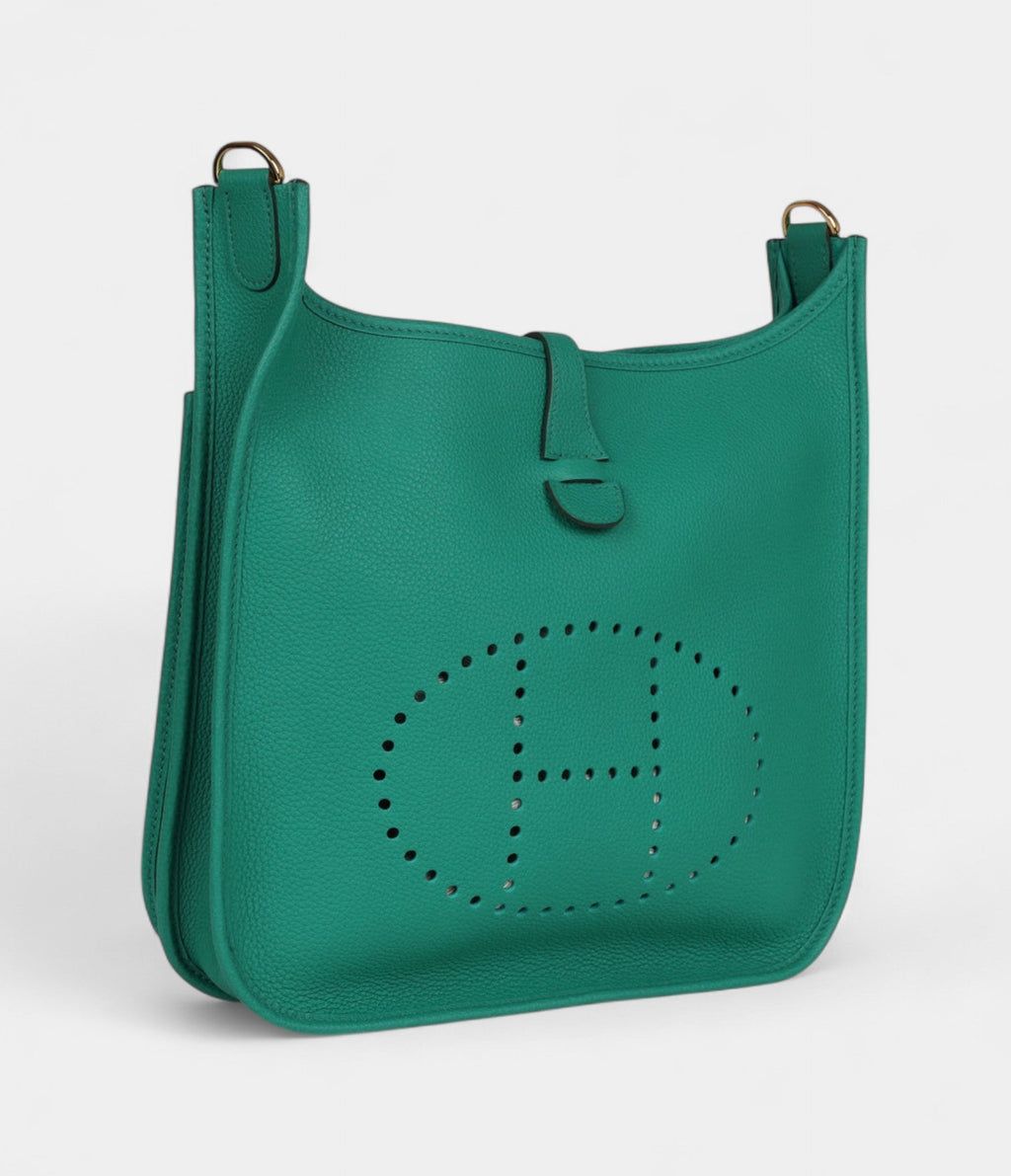 HMEvelyne III PM Vert Jade Clemence Gold Hardware