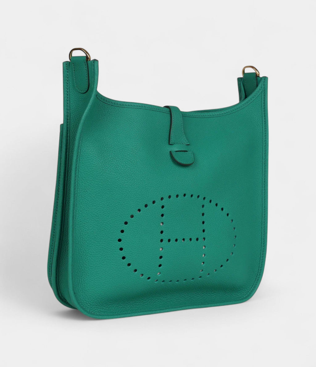 HMEvelyne III PM Vert Jade Clemence Gold Hardware