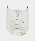 HMEvelyne New White Clemence Gold Hardware