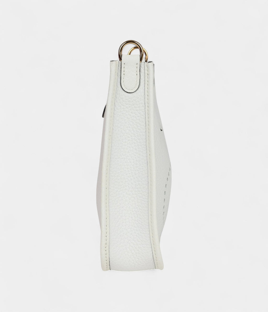 HMEvelyne New White Clemence Gold Hardware