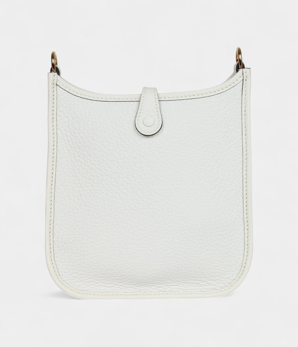 HMEvelyne New White Clemence Gold Hardware