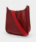 HMEvelyne Shoulder Bag in Red H Chamonix Leather