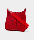 HMEvelyne Shoulder Bag in Red Piment Togo Leather