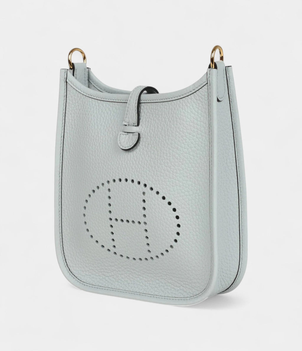 HMEvelyne TPM Bleu Pale Clemence Palladium Hardware