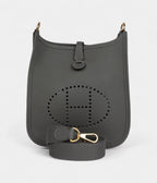 HMEvelyne TPM Gris Meyer Clemence Gold Hardware