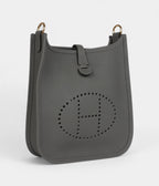 HMEvelyne TPM Gris Meyer Clemence Gold Hardware