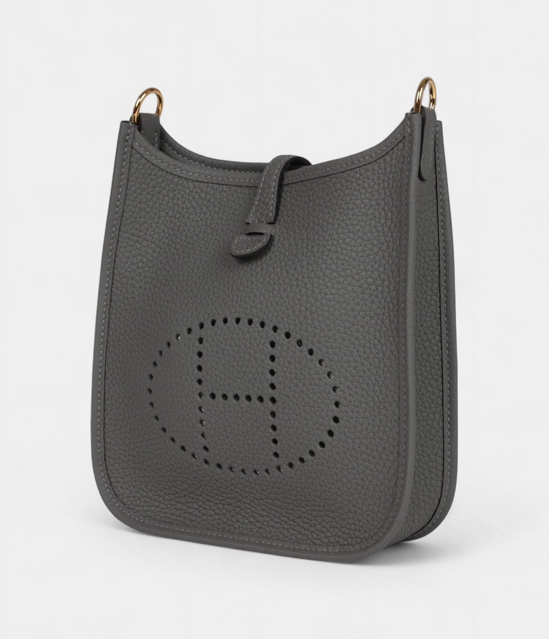 HMEvelyne TPM Gris Meyer Clemence Gold Hardware