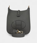 HMEvelyne TPM Gris Meyer Clemence Gold Hardware