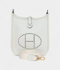 HMEvelyne TPM New White Clemence Gold Hardware