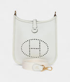 HMEvelyne TPM New White Clemence Gold Hardware