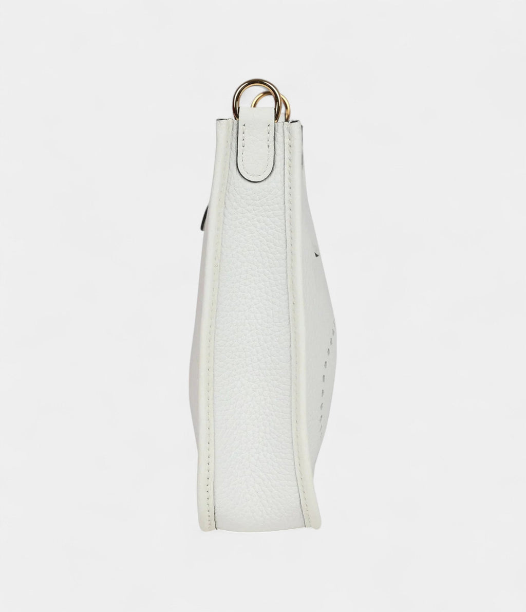 HMEvelyne TPM New White Clemence Gold Hardware