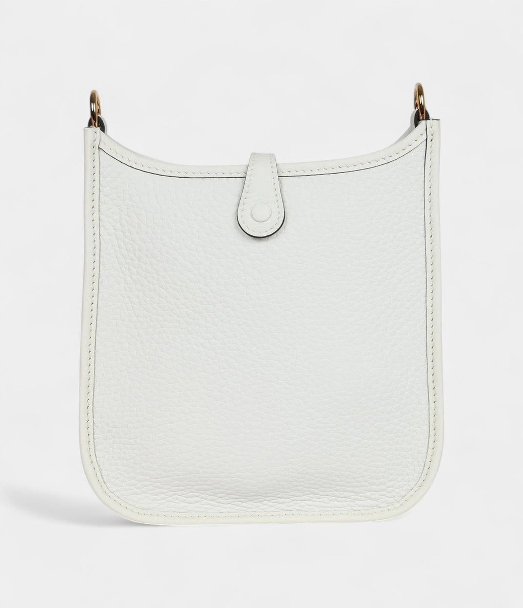 HMEvelyne TPM New White Clemence Gold Hardware
