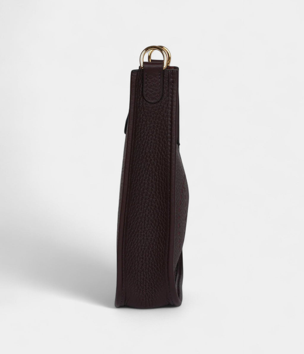 HMEvelyne TPM Rouge Sellier Clemence Gold Hardware