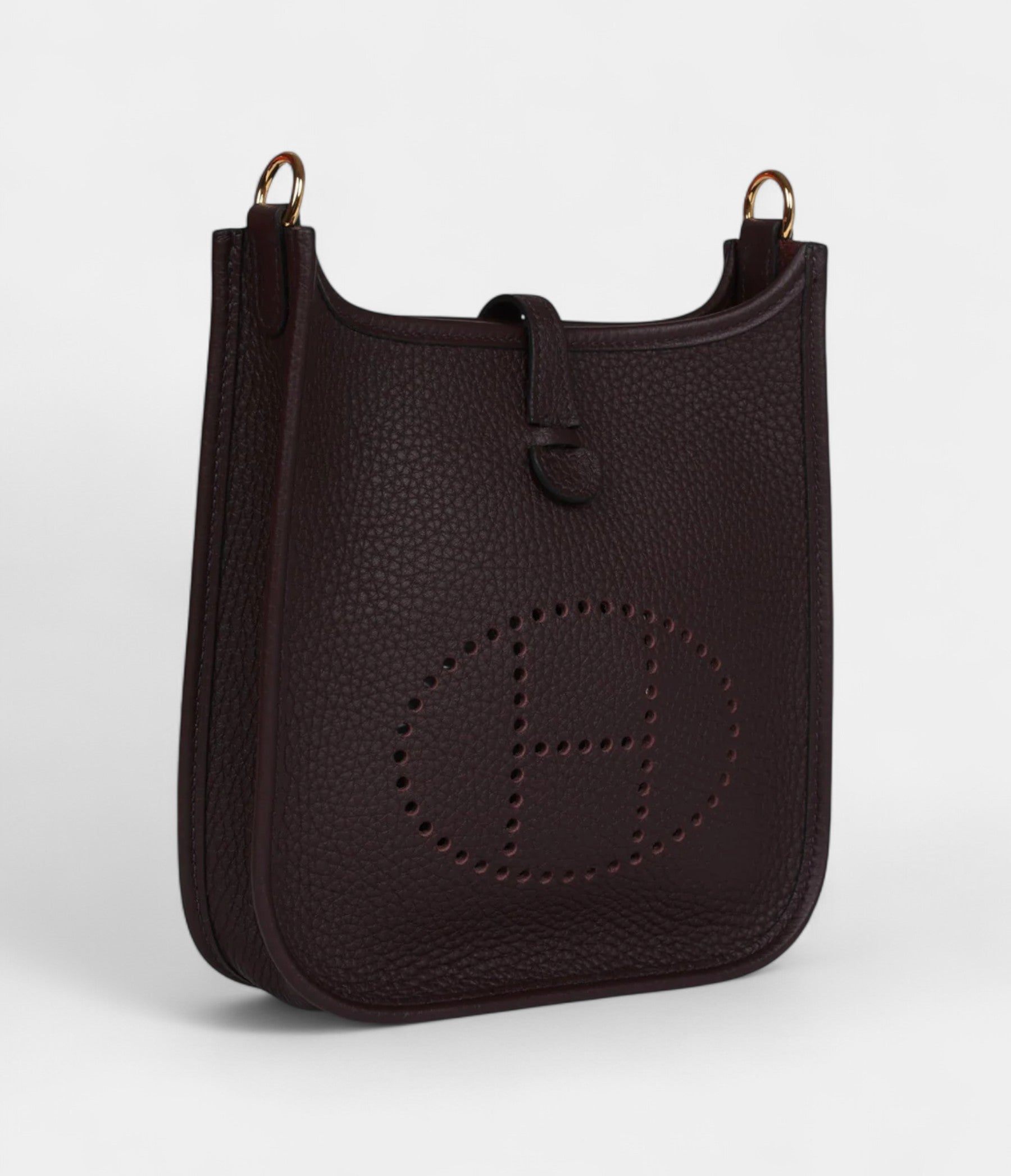 HMEvelyne TPM Rouge Sellier Clemence Gold Hardware